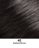 Style #307H: 100% Human Hair Luxurious Long 16" Fall on a 3/4 Cap Demi Fall Cap; thick, full and re-styleable into many style patterns with hot tools.