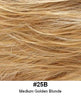 Style #504  -  Semi-Permed Natural Curly Demi Hairpiece with extra large coverage; Airy Honeycomb base.