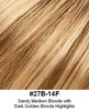 Style #262H - Transparent Mono Human Hair Oblong Shape Topper for top of head area, Fine 14" hair length